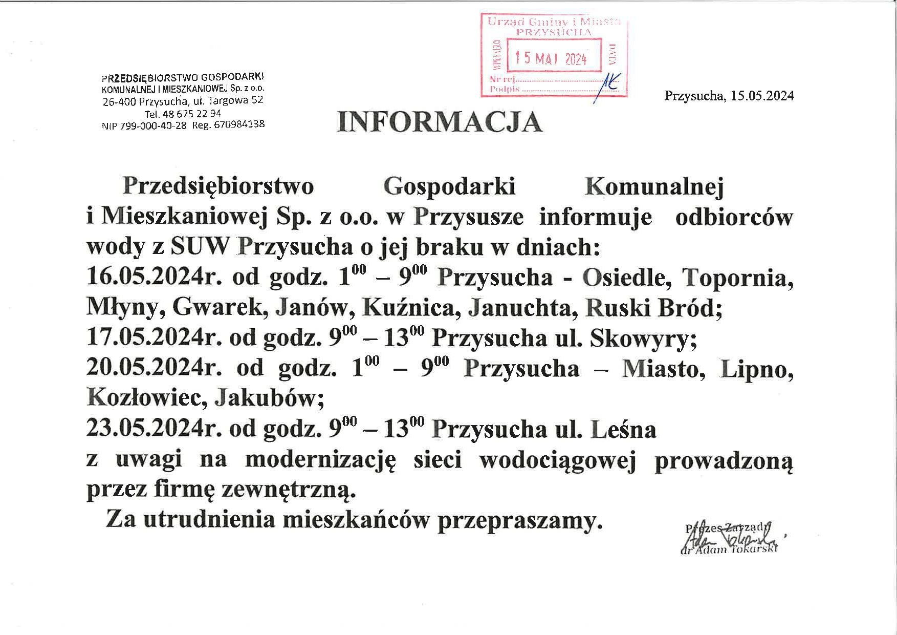 informacja