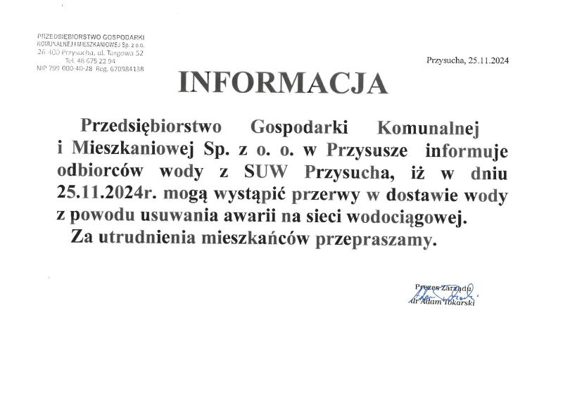 Ogłoszenie