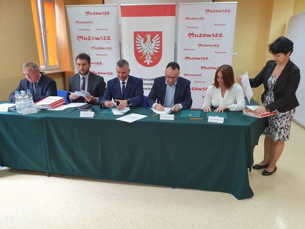 Podpisanie umowy na dofinansowanie 