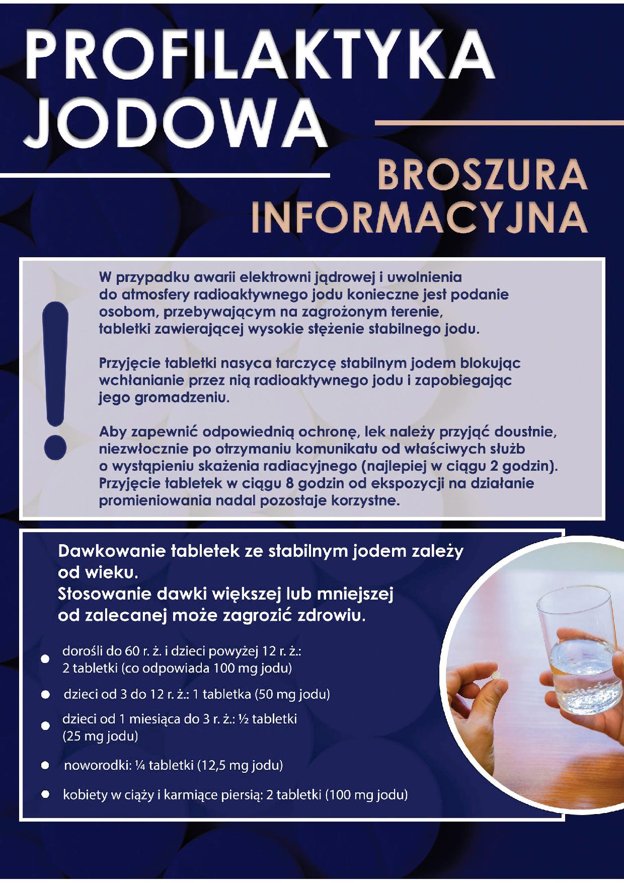 Profilaktyka jodowa- broszura informacyjna