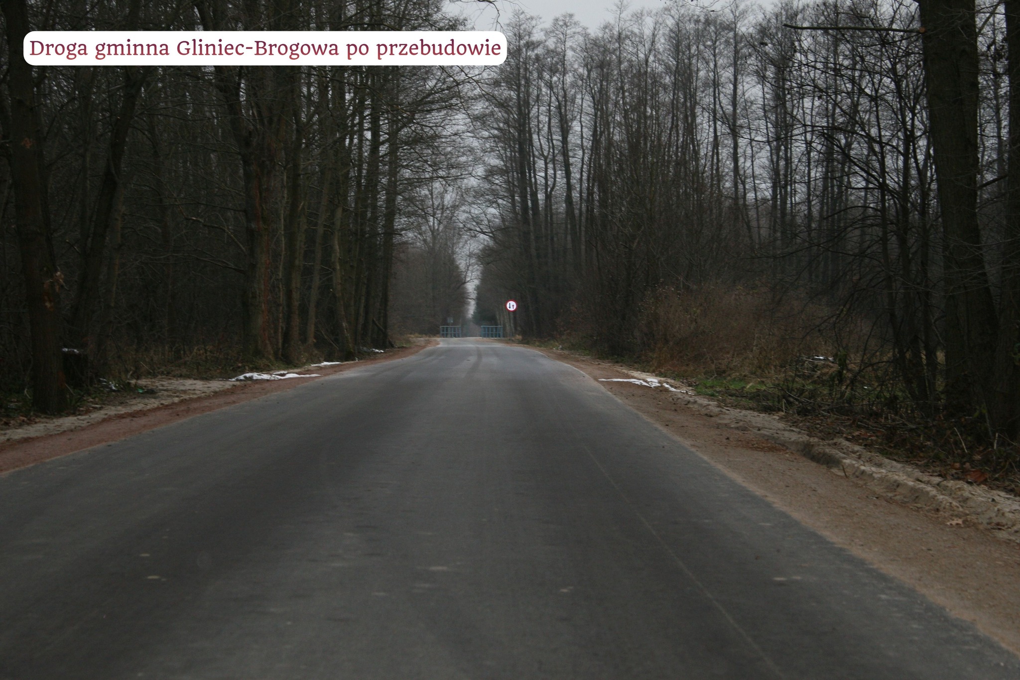 przebudowa drogi gminnej na odcinku Gliniec-Brogowa 