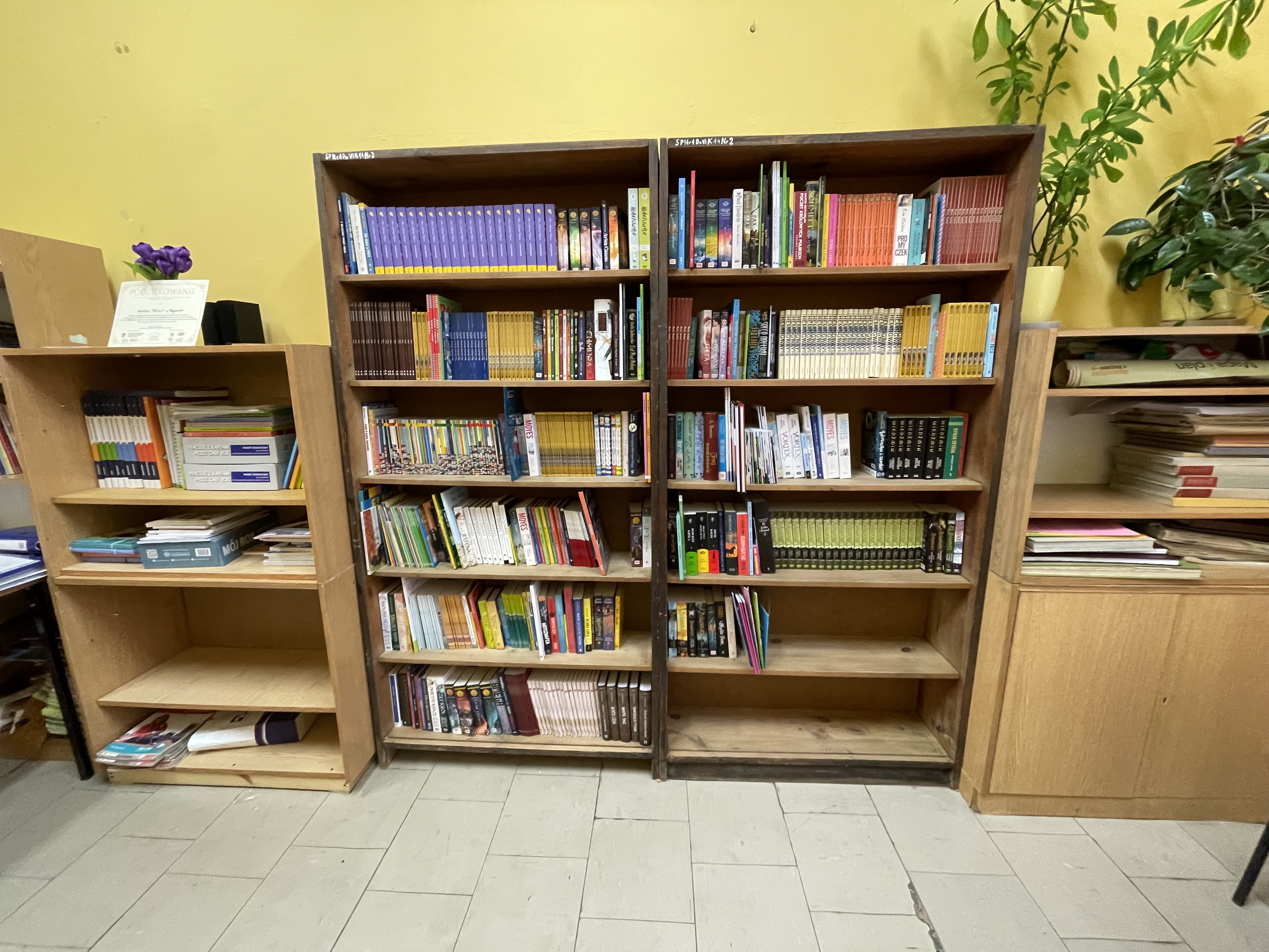 Nowe wyposażenie szkolnych bibliotek i zakup nowości wydawniczych