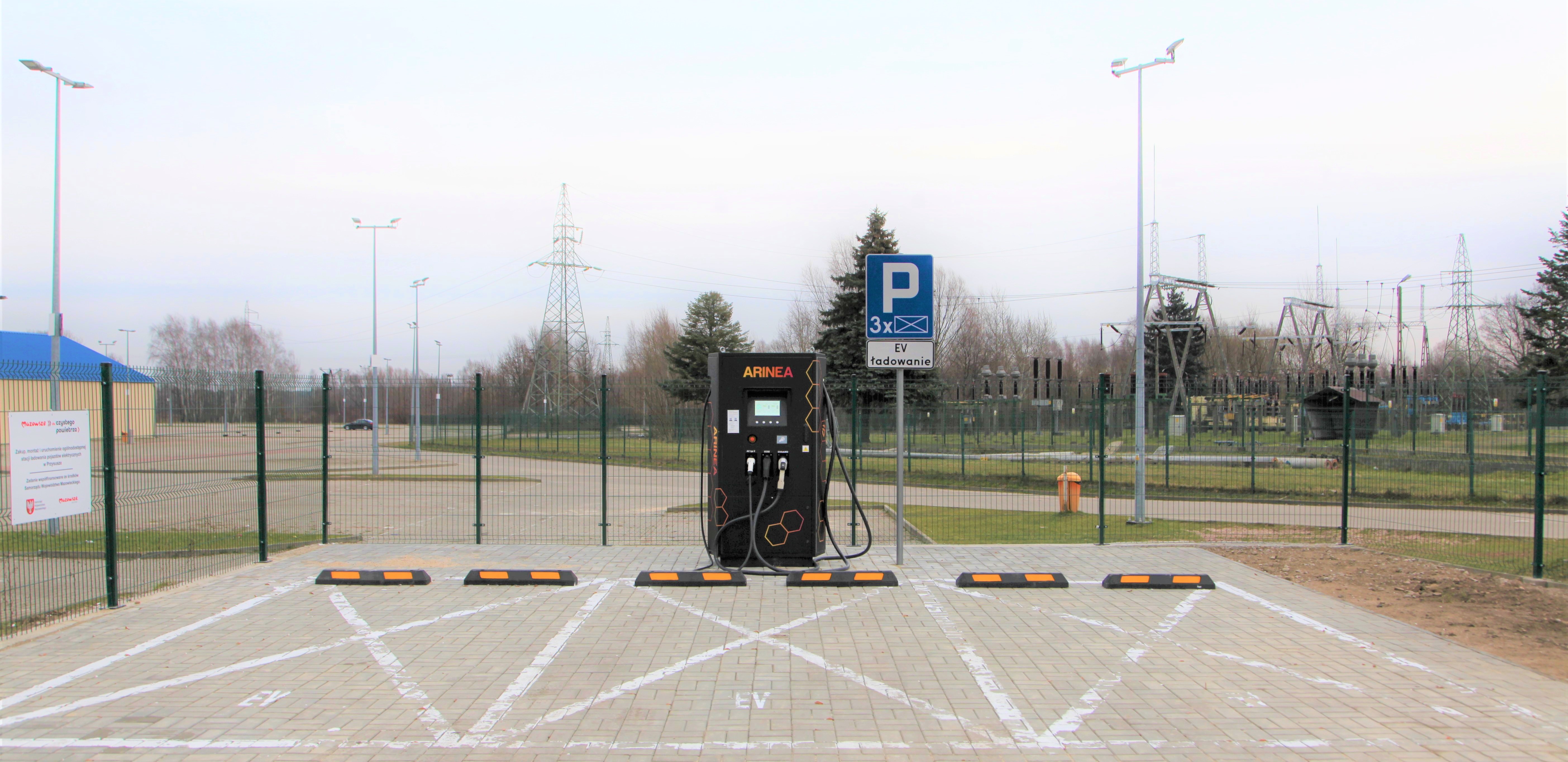 Stacja ładowania pojazdów elektrycznych