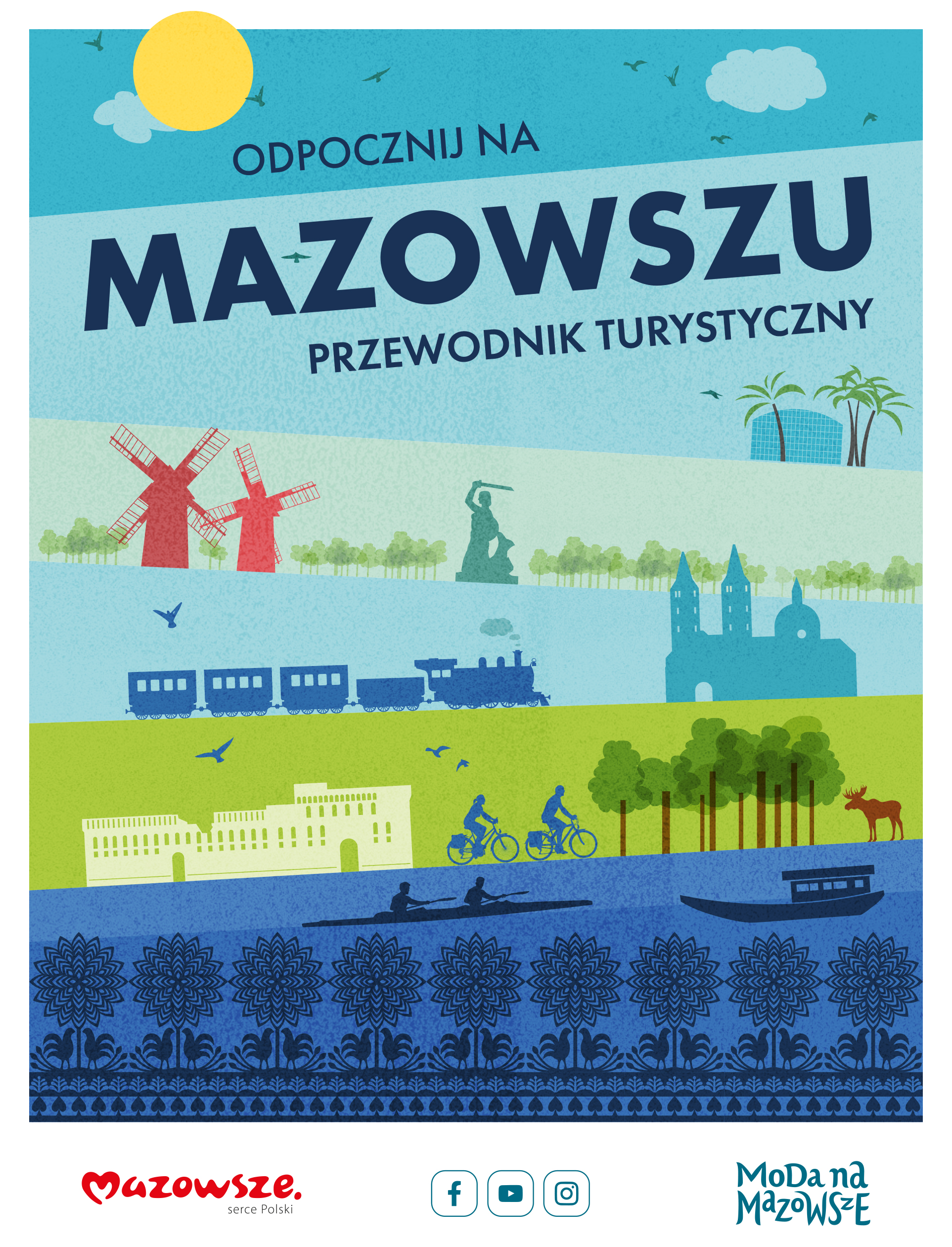 Plakat Odpocznij na mazowszu