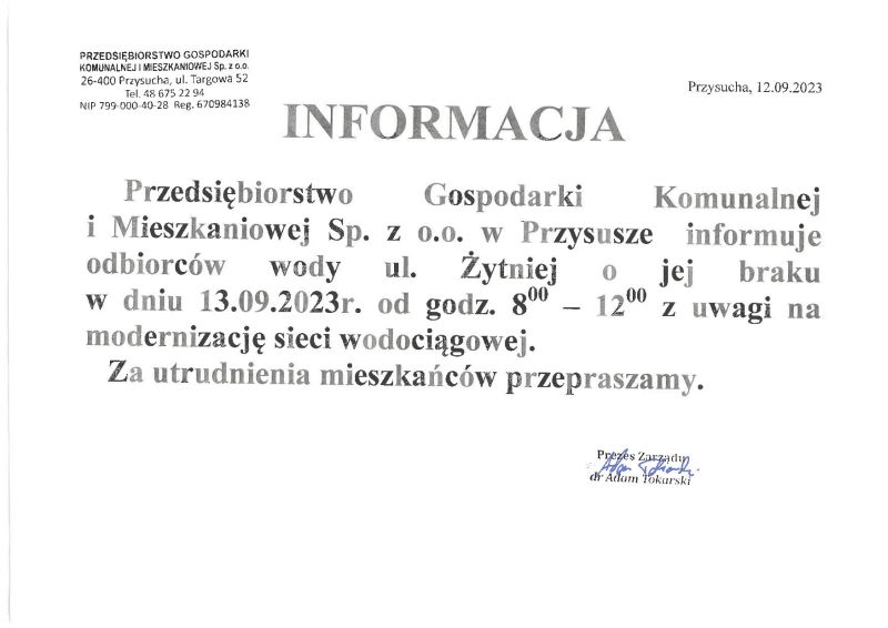 komunikat PGKiM