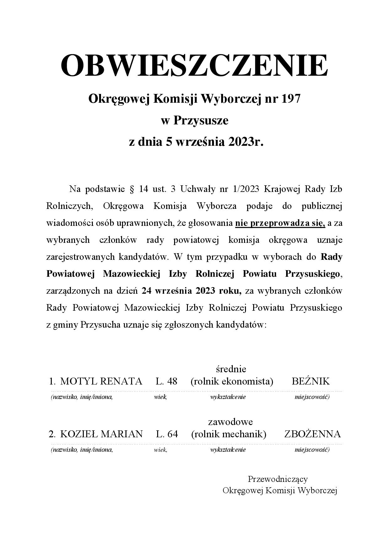 OBWIESZCZENIE o nie przozeprowadzeniu wyborów.jpg