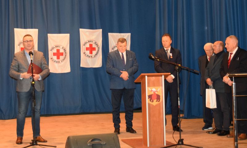 Uroczystość wręczenia odznaczeń z okazji Dni Honorowego Krwiodawstwa Polskiego Czerwonego Krzyża