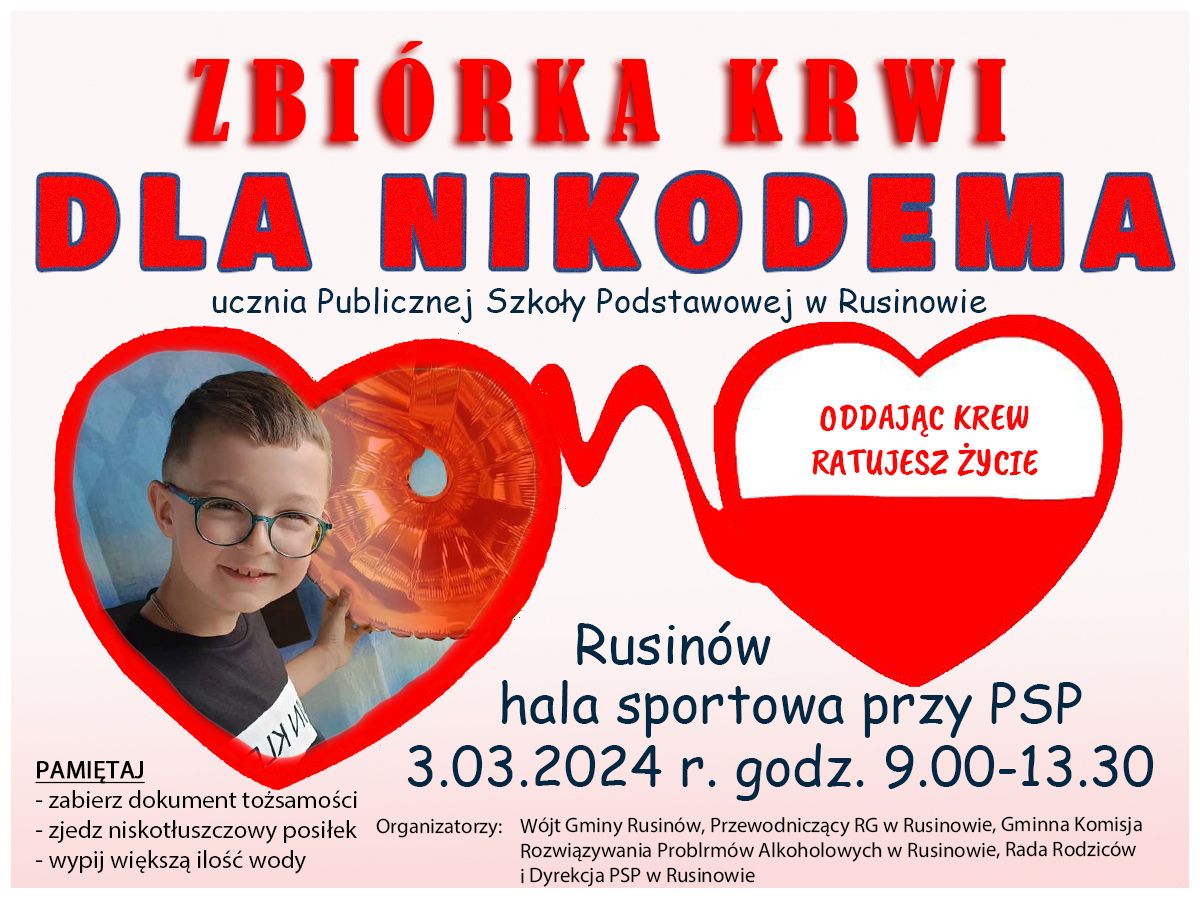 zbiórka krwi