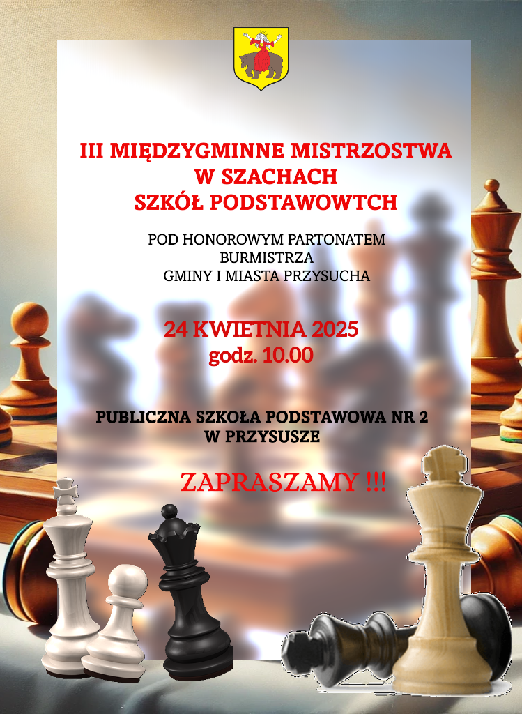 Plakat szachy