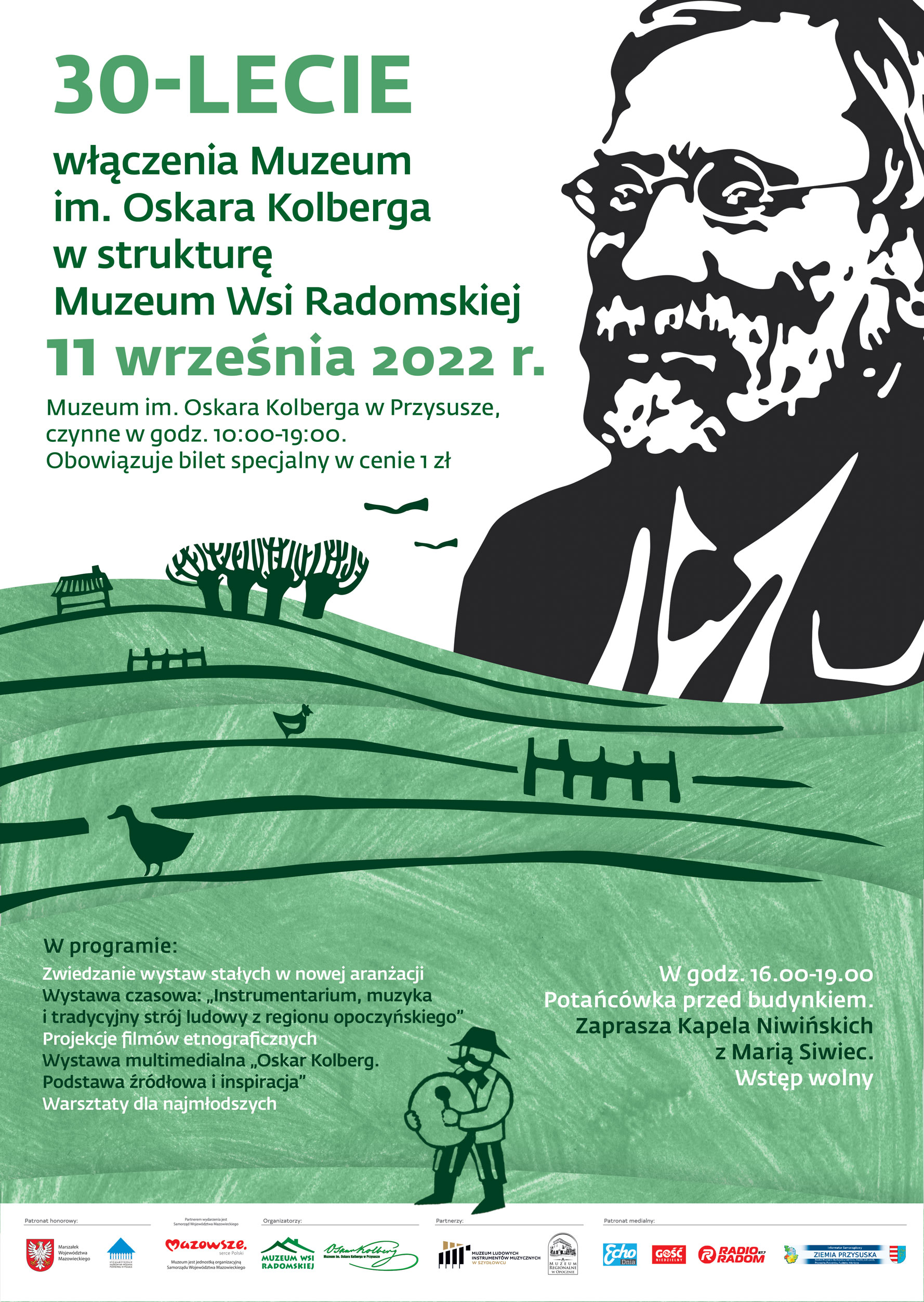 30-lecie włączenia Muzeum im. Oskara Kolberga w strukturę Muzeum Wsi Radomskiej