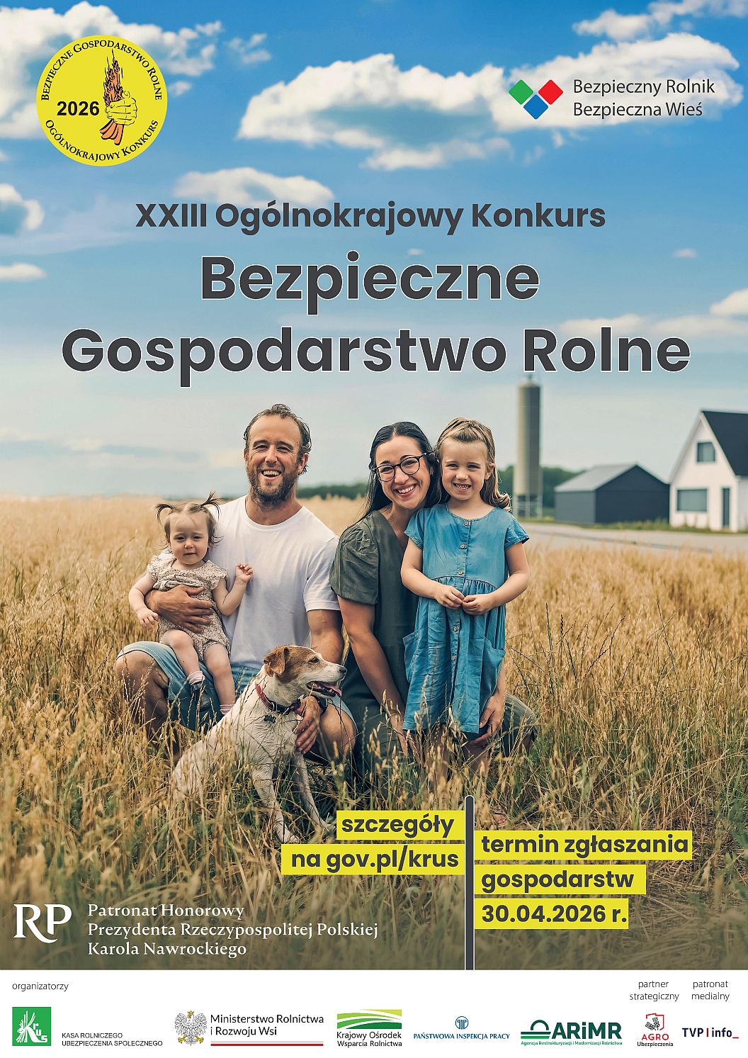 XXIII OG&Oacute;LNOKRAJOWY KONKURS BEZPIECZNE GOSPODARSTWO ROLNE